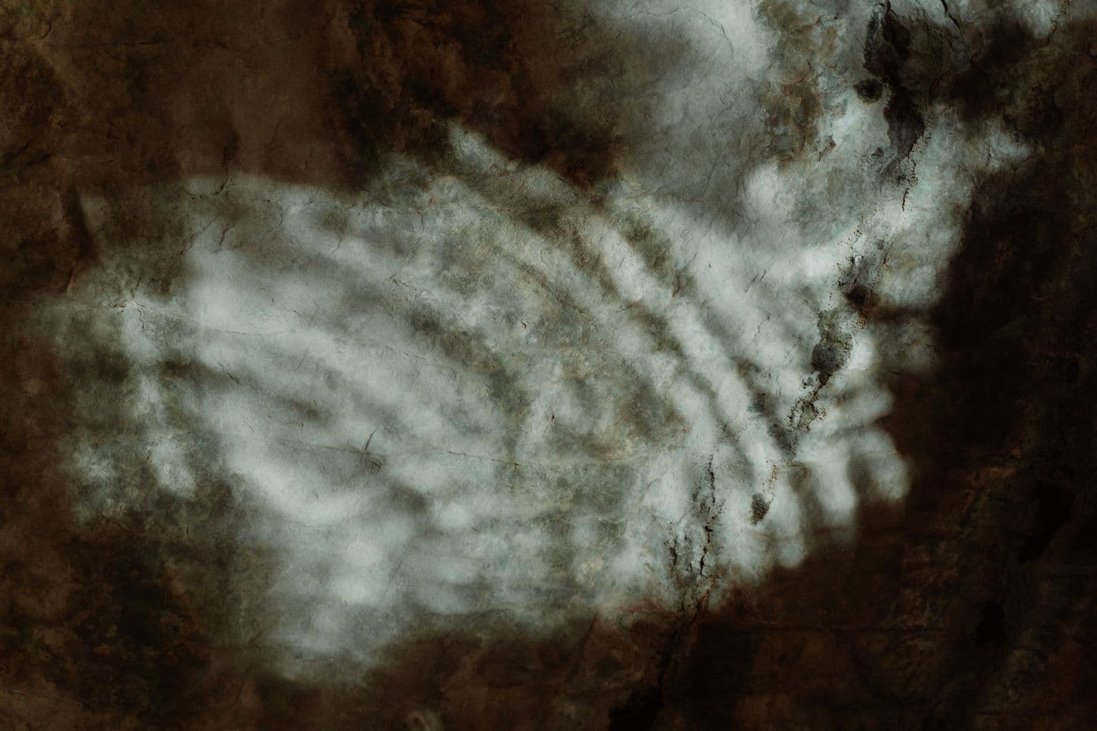 Close detail of pale limestone